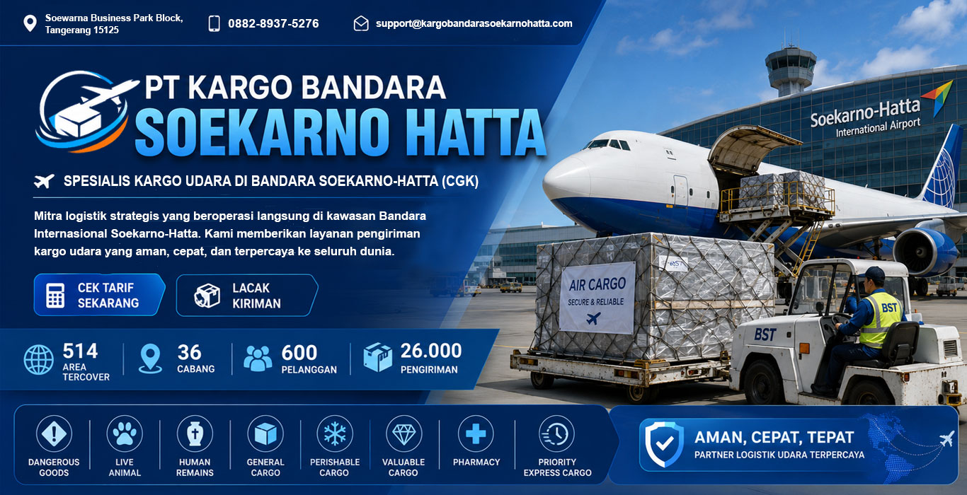 Banner Jasa Kargo Bandara Soekarno Hatta